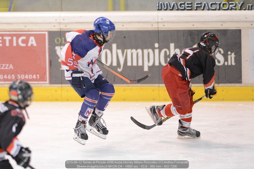2015-04-12 Torneo di Pinzolo 4286 Aosta-Hockey Milano Rossoblu U12 Andrea Fornasetti